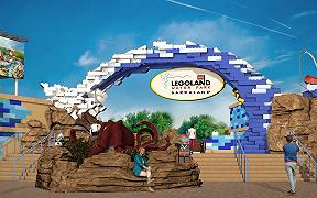 Prime immagini del portale d’ingresso di LEGOLAND® Water Park a Gardaland