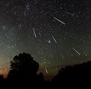 Le Orionidi nel cielo notturno di ottobre