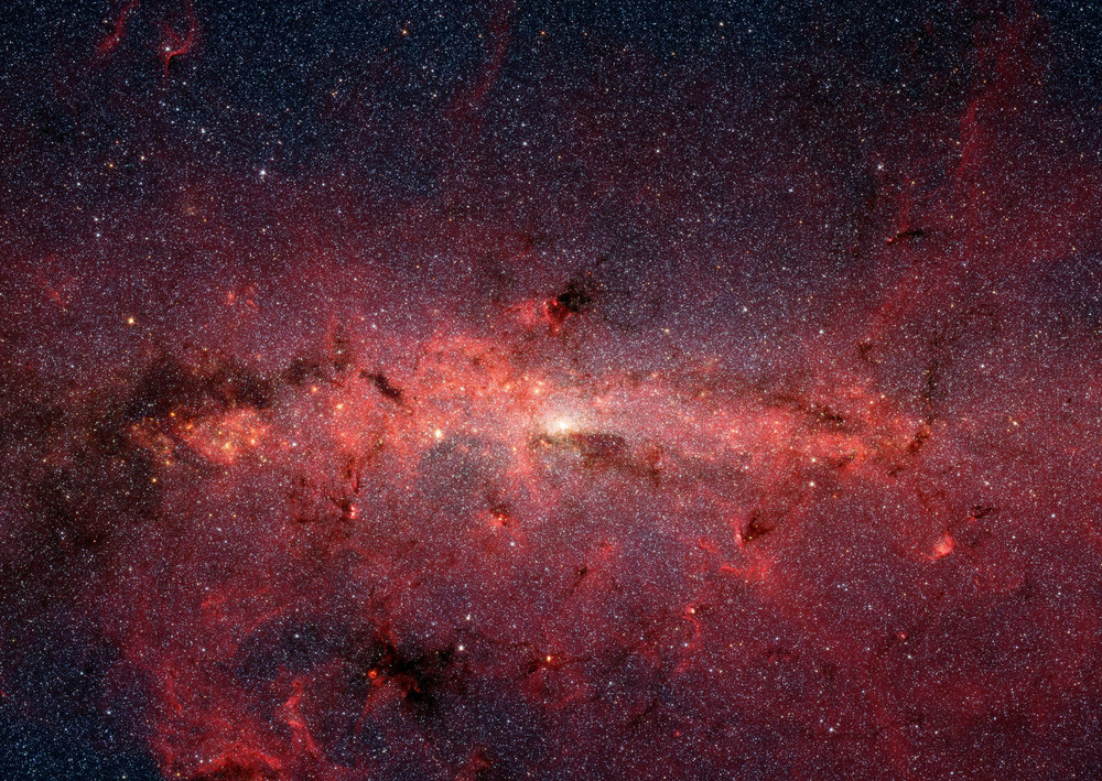 L'immagine della Via Lattea agli infrarossi