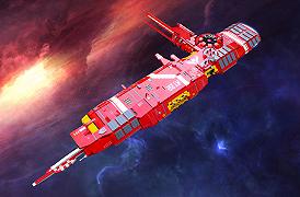 L’astronave Soban Defense Field Carrier LEGO di Ryan fatta per SHIPtember 2019