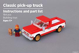 Le foto istruzioni dell’ultimo Pick-up truck LEGO di Norton74