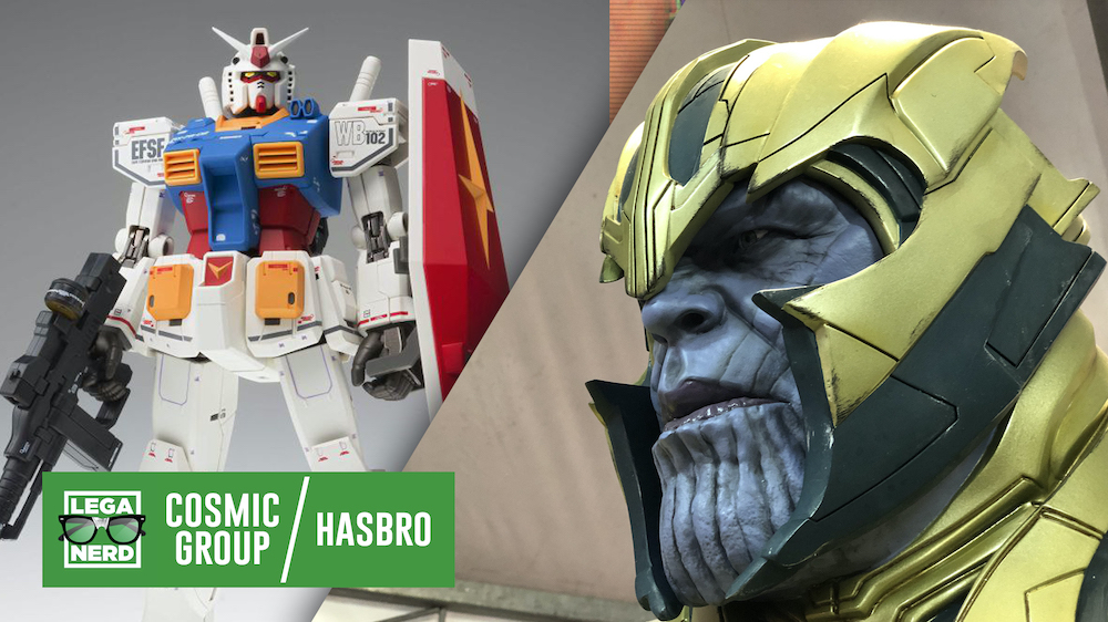 Gli stand di Bandai e di Hasbro a Lucca Comics & Games 2019