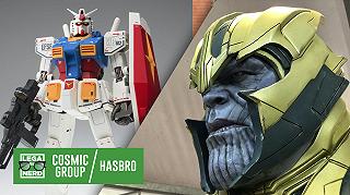 Gli stand di Bandai e di Hasbro a Lucca Comics & Games 2019