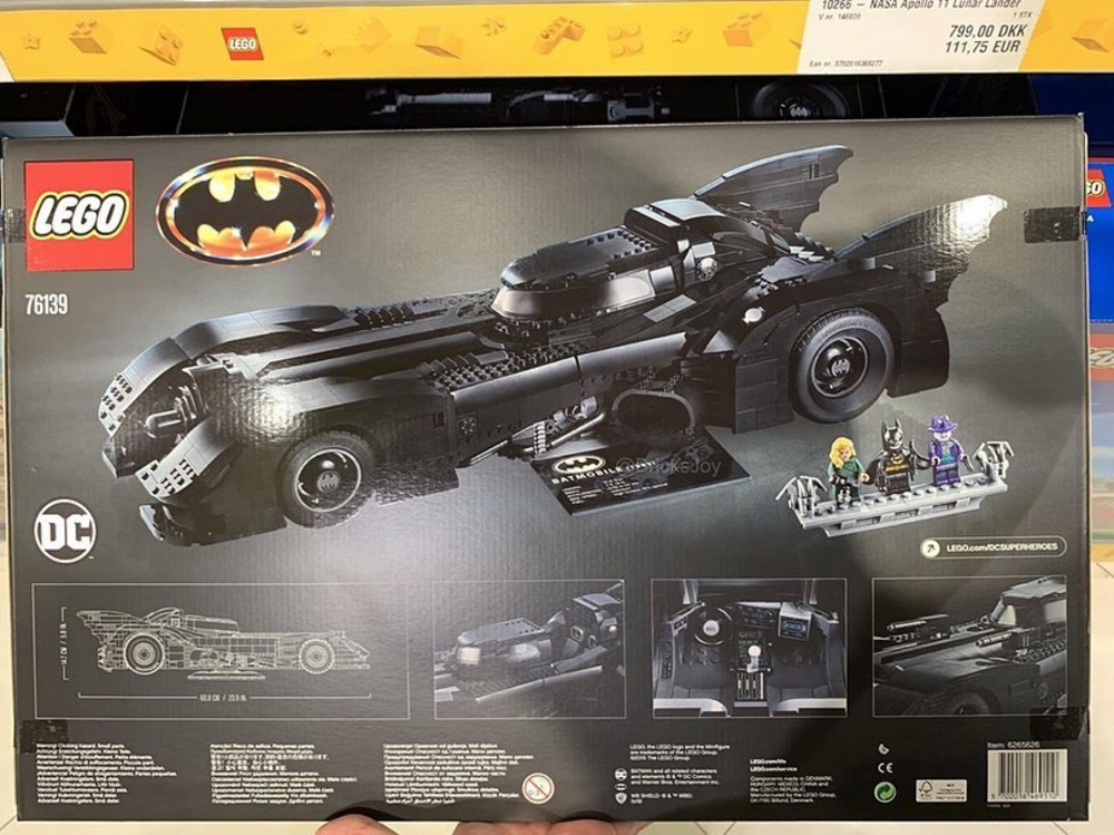 Il set LEGO Batman 1989 Batmobile 76139 già in vendita a Billund