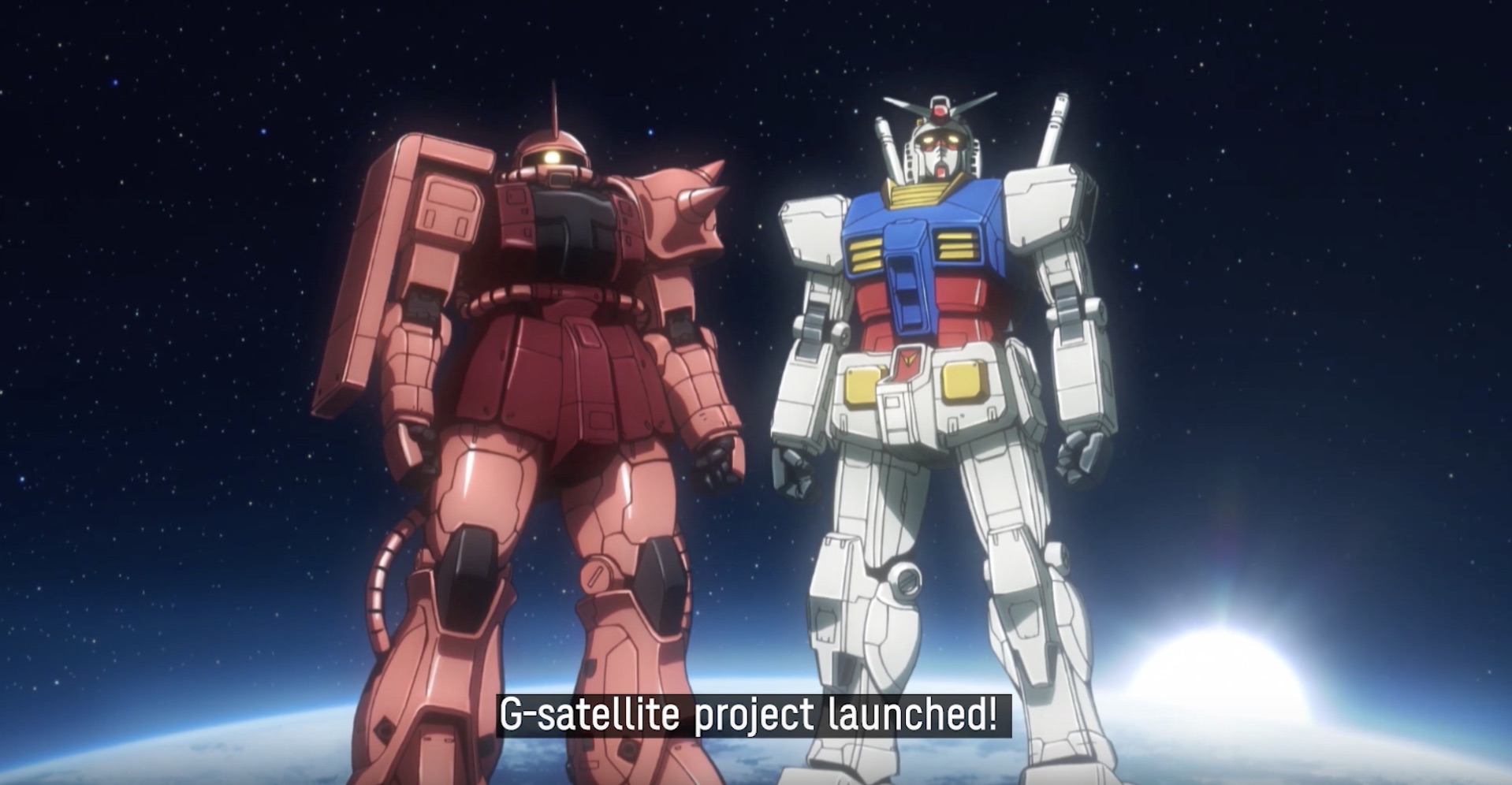 Un piccolo satellite per celebrare i giochi olimpici di Tokyo 2020 con Gundam