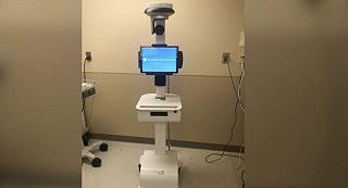 Coronavirus: Il robot usato per monitorare il primo paziente americano