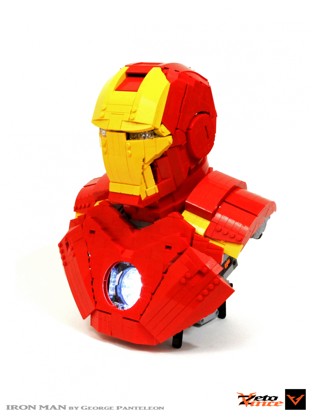 Disponibili le istruzioni per il busto di Iron Man LEGO di ZetoVince