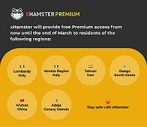 xHamster Premium in regalo a veneti e lombardi per sconfiggere il coronavirus