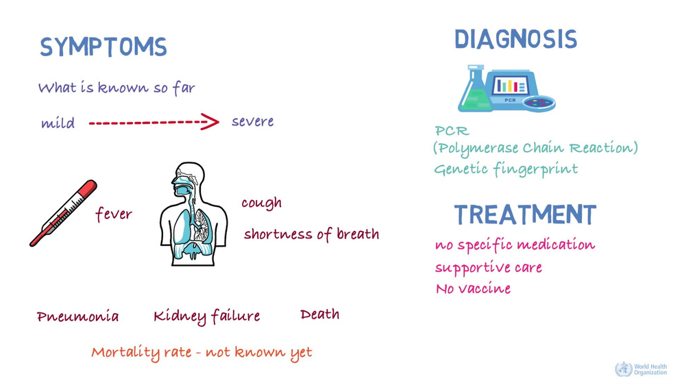 Coronavirus: le avvertenze dell’OMS