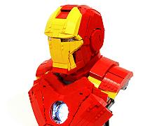 Disponibili le istruzioni per il busto di Iron Man LEGO di ZetoVince