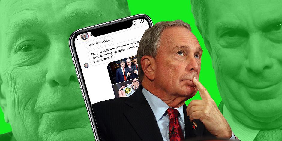 Bloomberg vuole conquistare la Casa Bianca a colpi di meme a pagamento