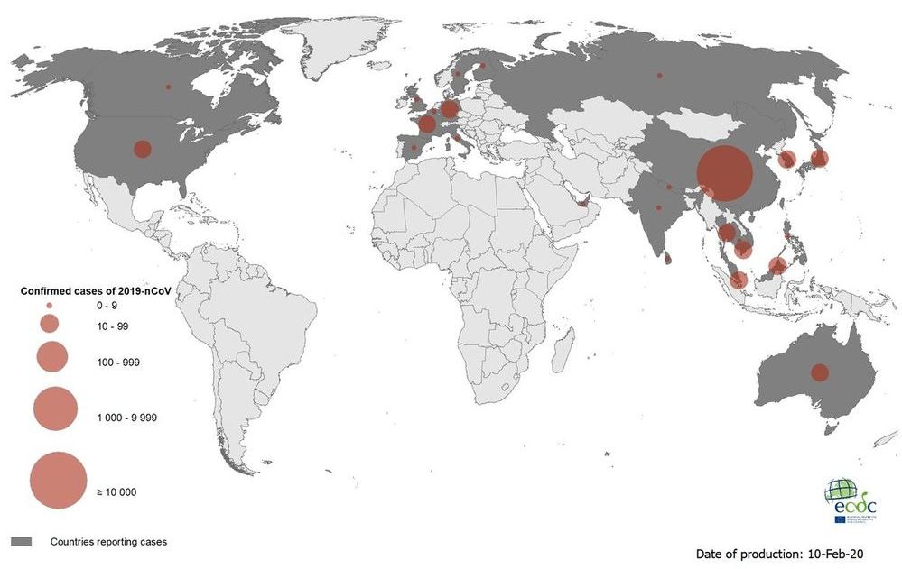 Coronavirus: la valutazione del rischio dell’ECDC