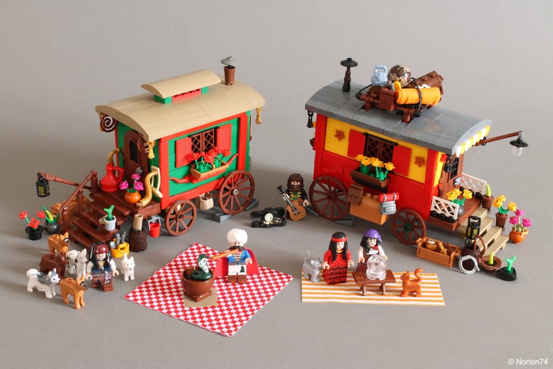 Gypsy Wagons, la carrozza gitana LEGO di Norton74