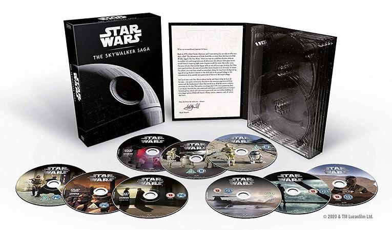 Star Wars: The Skywalker Saga Complete Collection, versione DVD