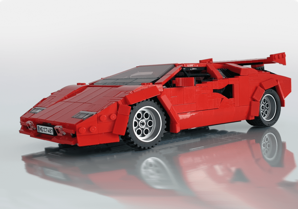 Countach Quattrovalvole, disponibili le istruzioni per la versione LEGO Lega Nerd