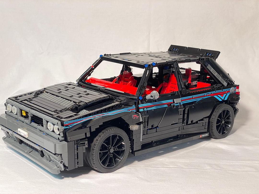 Lancia Delta Futurista, arriva la versione LEGO Technic di Davide Zen