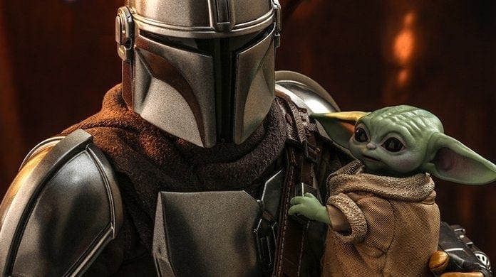 The Mandalorian: ecco l’Hot Toys con il mandaloriano e Baby Yoda