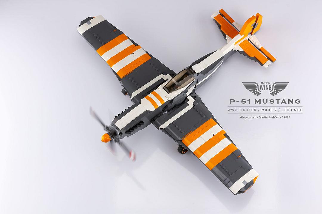 P-51 Mustang, disponibili le istruzioni per la versione LEGO di Martin Vala