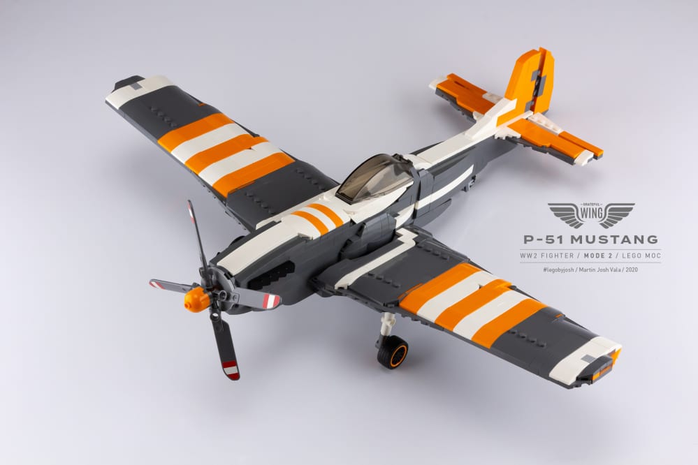 P-51 Mustang, disponibili le istruzioni per la versione LEGO di Martin ...