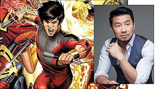 Shang-Chi: il protagonista Simu Liu in una foto dal set del film Marvel