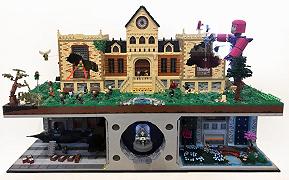 X-Mansion LEGO: il diorama dell’attacco della sentinella