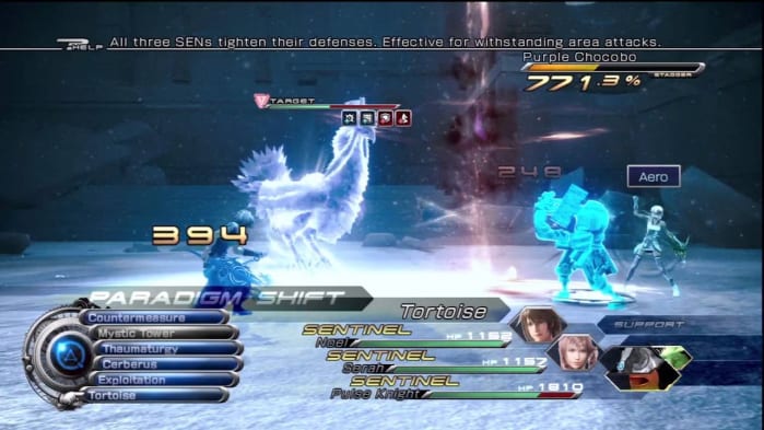 Final Fantasy XIII-2 - battle
