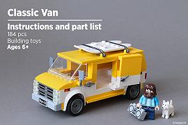 Classic Van, disponibili le istruzioni LEGO dell’opera di Norton74