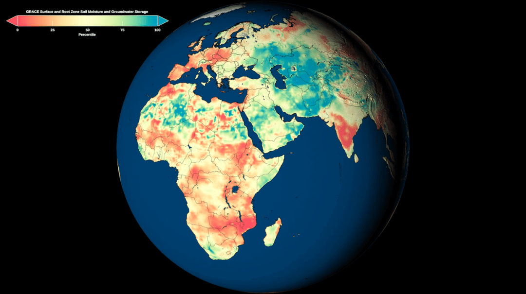 Nuove mappe globali sulle condizioni di umidità rilasciate della NASA