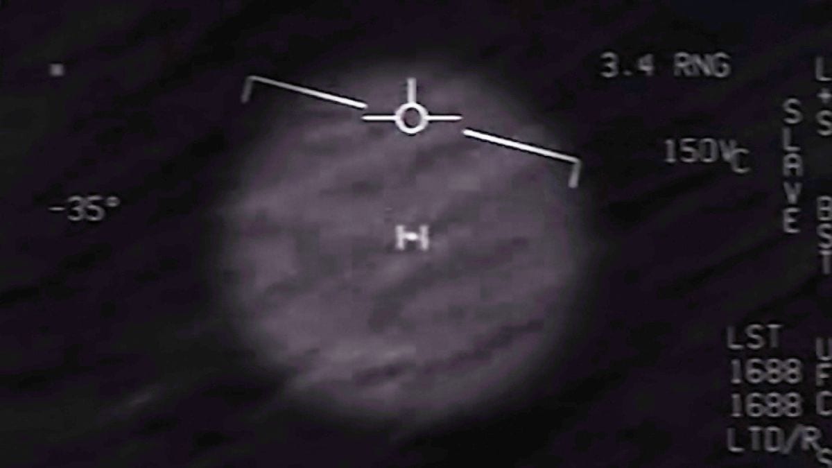 ufo ripreso dalla marina