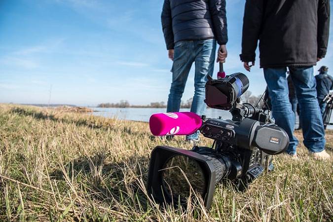 videocamera per telegiornali