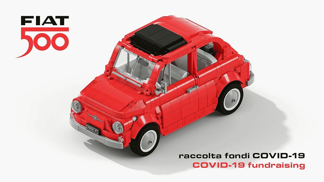 Fiat 500, le istruzioni LEGO della versione di Felix e Gabriele