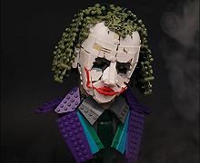 Joker, le istruzioni del busto LEGO dedicato a Heath Ledger