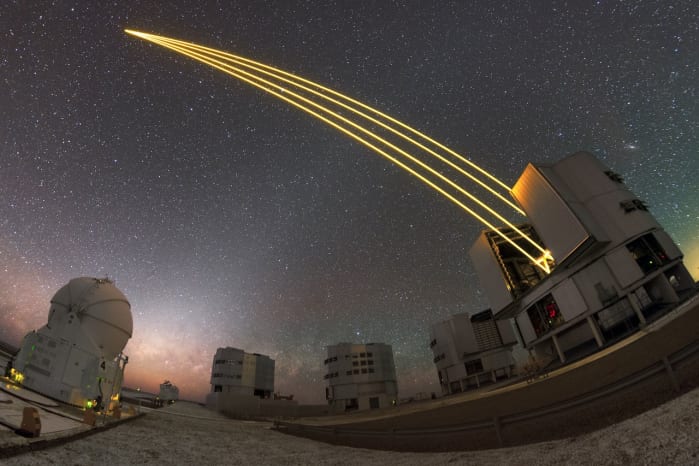 ESO's Very Large Telescope in action