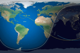 Razzo cinese: rientrato in atmosfera precipitando nell’Atlantico