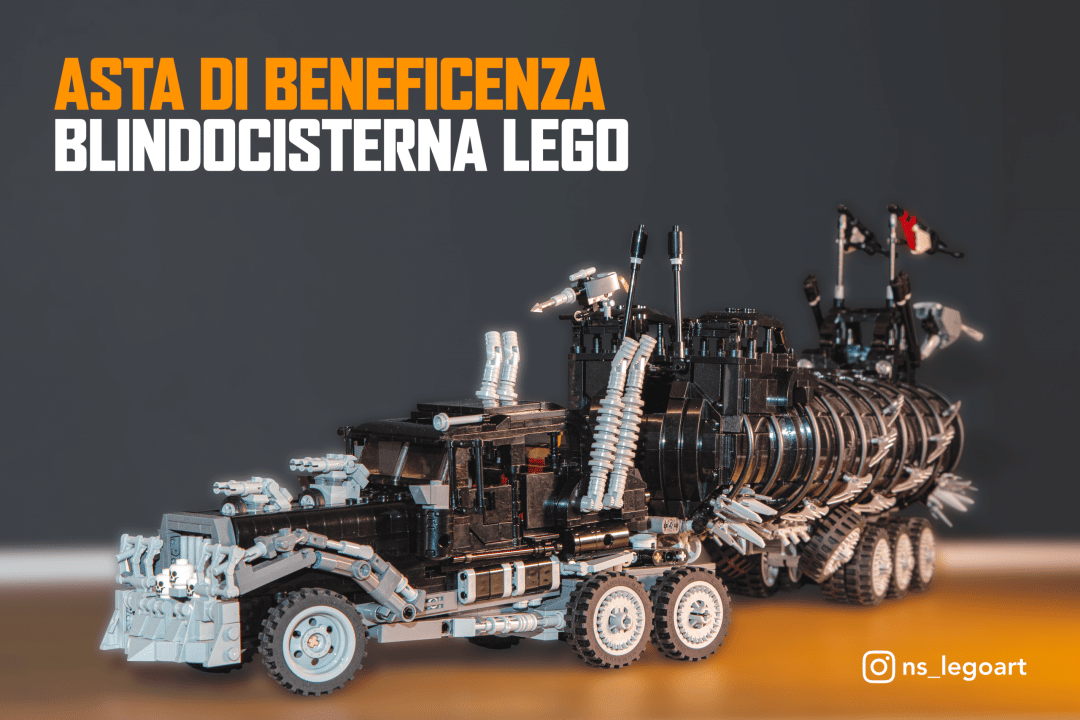 War Rig LEGO, il premio dell’asta di beneficenza indetta da Nicola Stocchi