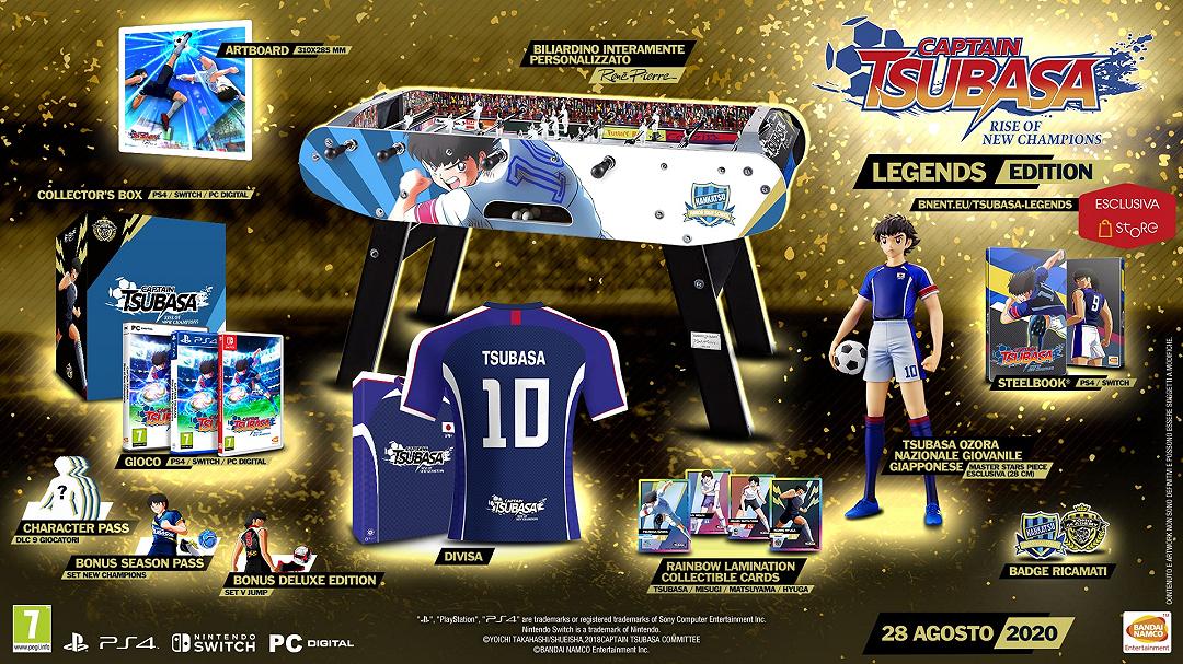 Captain Tsubasa: la Legends Edition con il biliardino costerà 1999€
