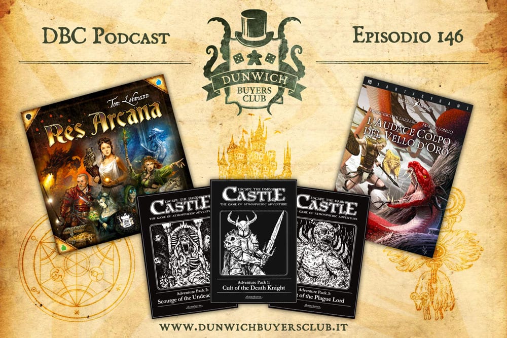 DBC 146 – Res Arcana, Escape the Dark Castle Adventure Packs, L’audace colpo del vello d’oro
