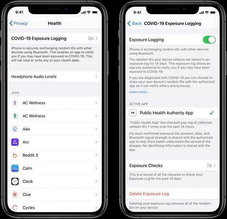 iOS 13.5 API Exposure