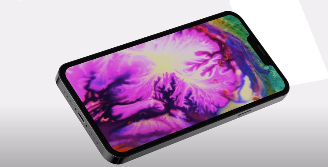 iPhone 12: una possibile versione da 5,4 pollici mostrata in un fan render