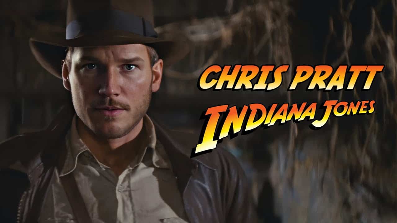 Indiana Jones: il video deepfake con Chris Pratt al posto di Harrison Ford