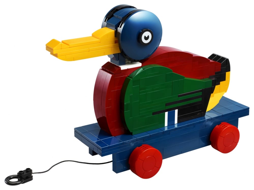 lego wooden duck
