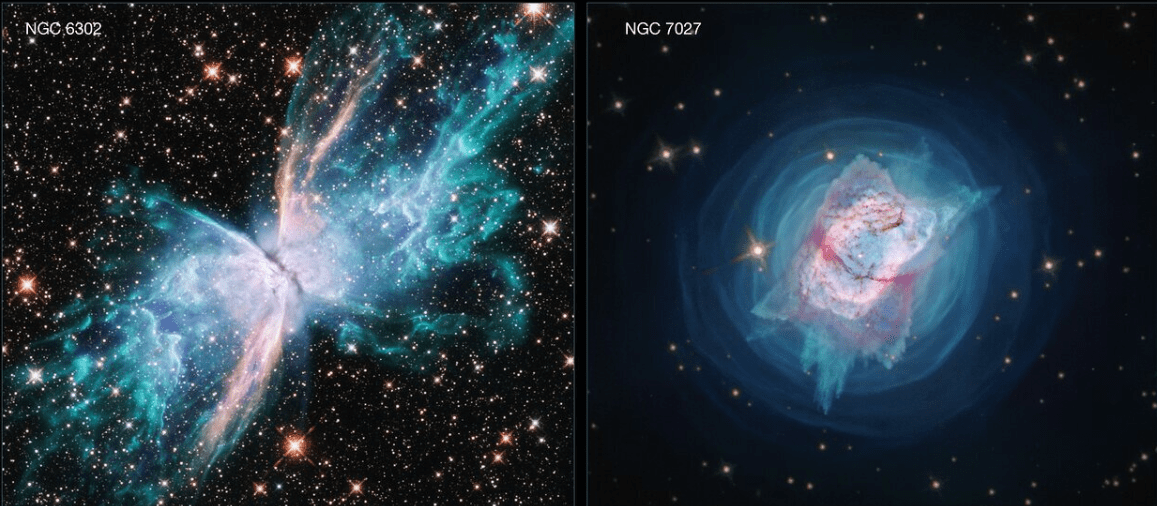Nebulose planetarie rilevate da nuove incredibili immagini di Hubble