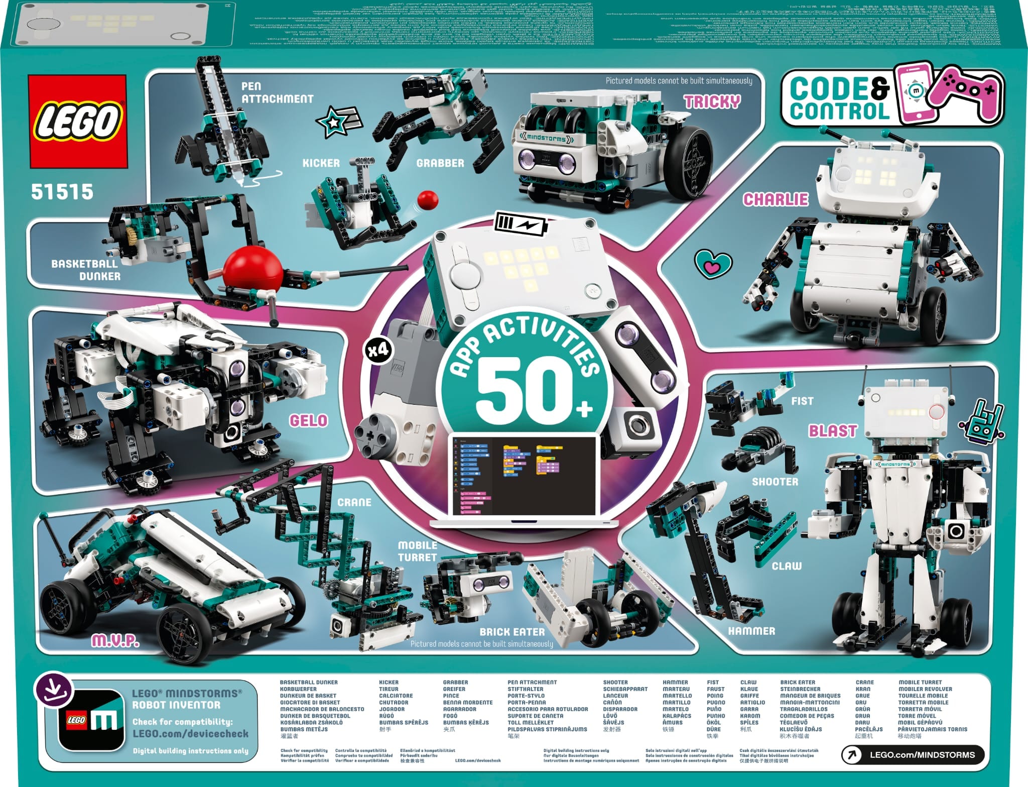 LEGO Mindstorms, ufficiale il nuovo set 5 in 1 codice 51515 | Lega Nerd