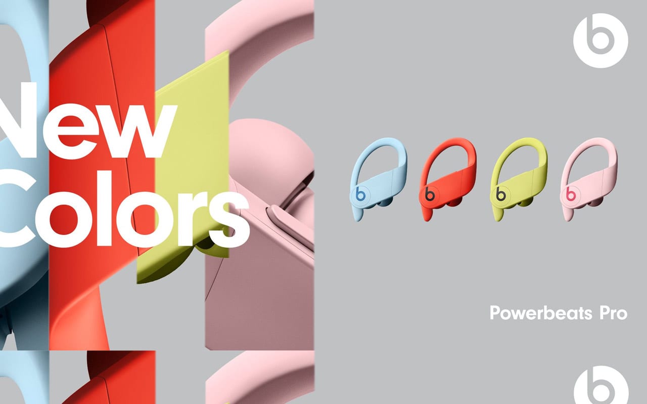 Powerbeats Pro, le cuffie si rinnovano con 4 nuovi colori ufficiali
