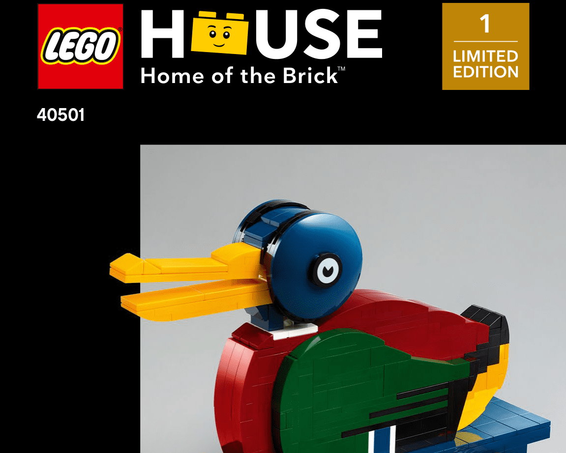 Wooden Duck, il nuovo set esclusivo in vendita alla LEGO House