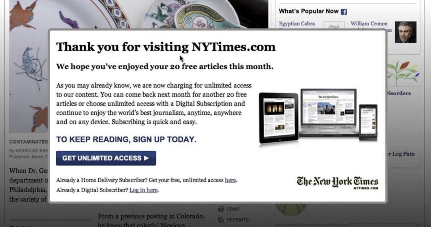 Un trucchetto per non vedere pubblicità su Youtube e superare i Paywall dei giornali