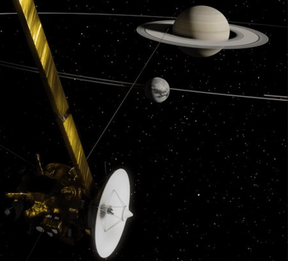 Titano si sta allontanando da Saturno 100 volte più velocemente del previsto