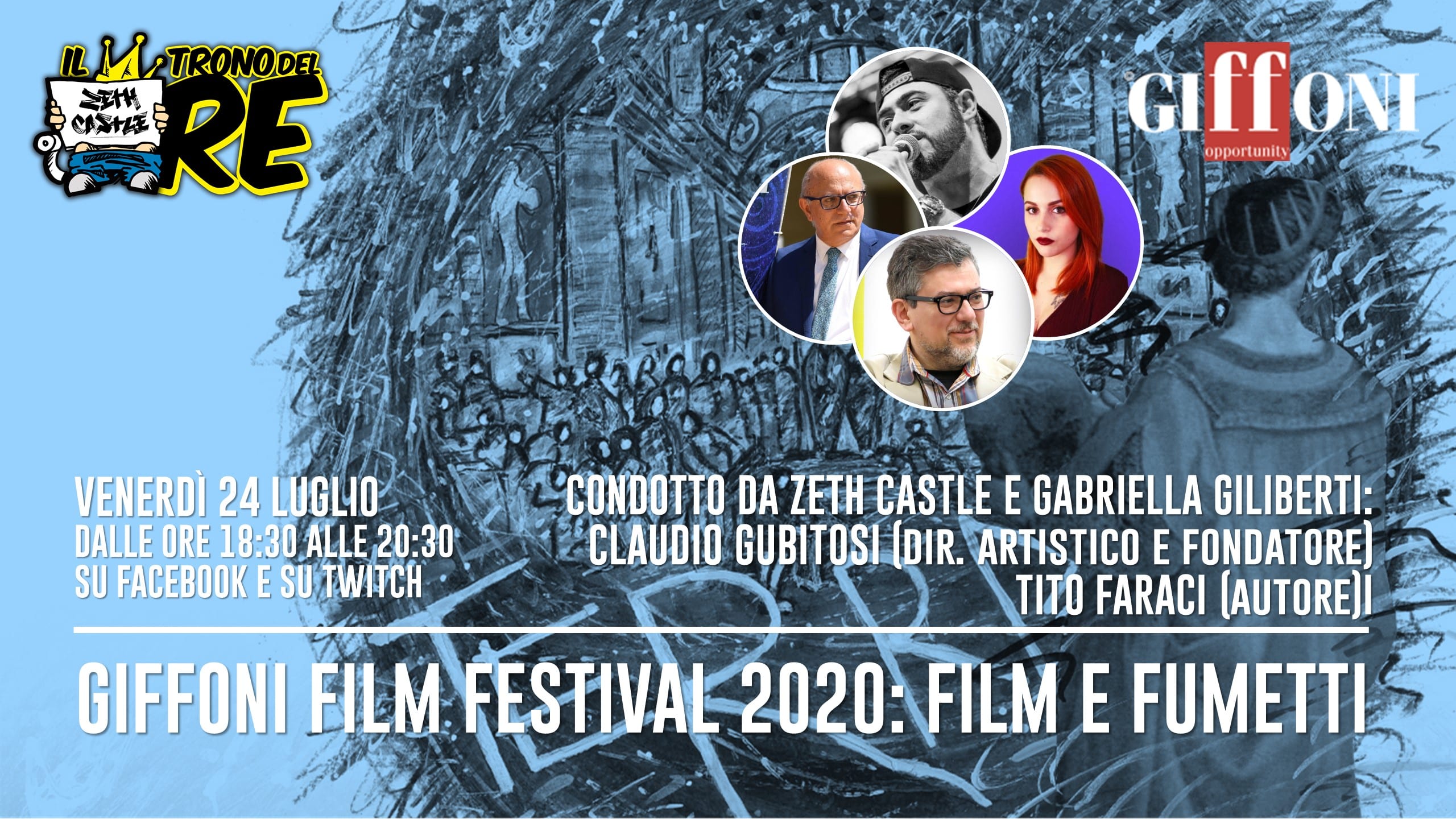 Il Trono del Re: speciale Giffoni Film Festival 2020 con C. Gubitosi e T. Faraci.