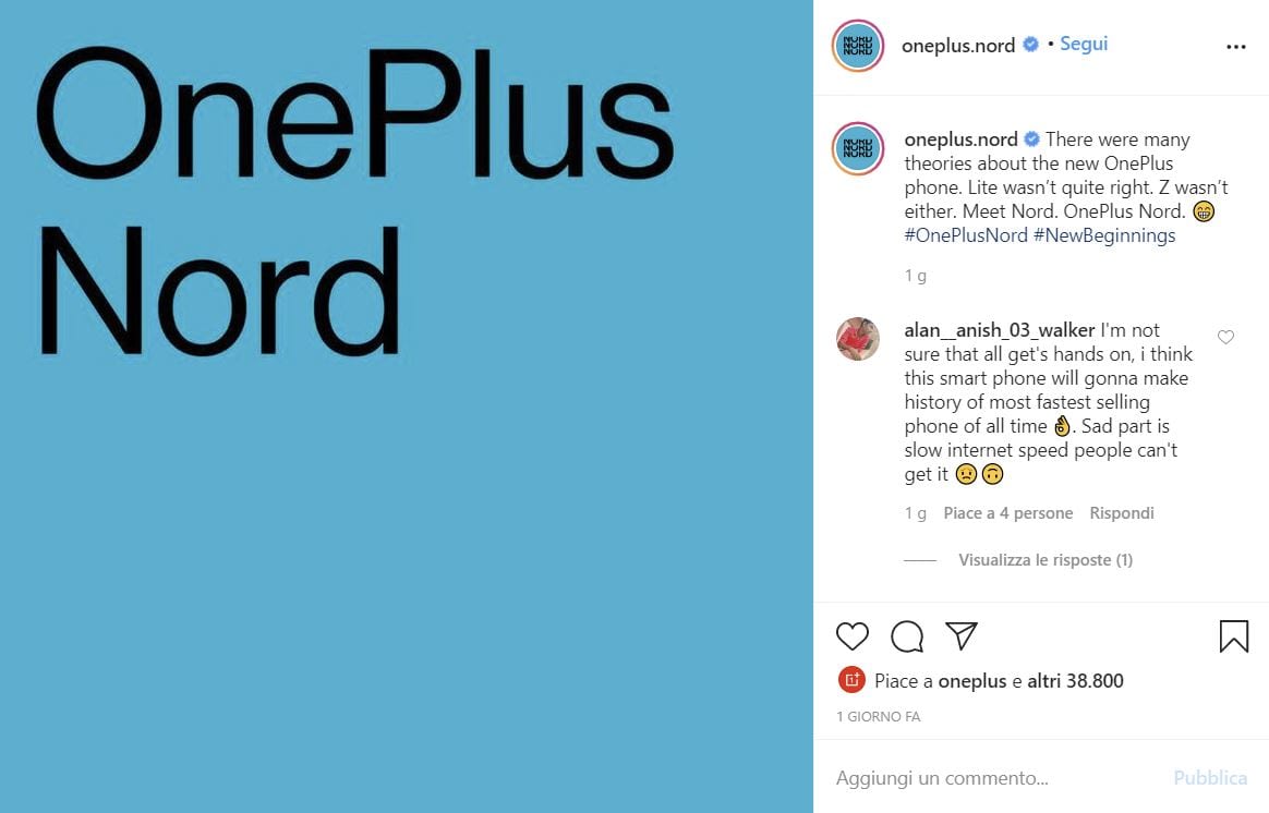 OnePlus Nord: prenotare il nuovo smartphone del brand cinese è un atto di fede
