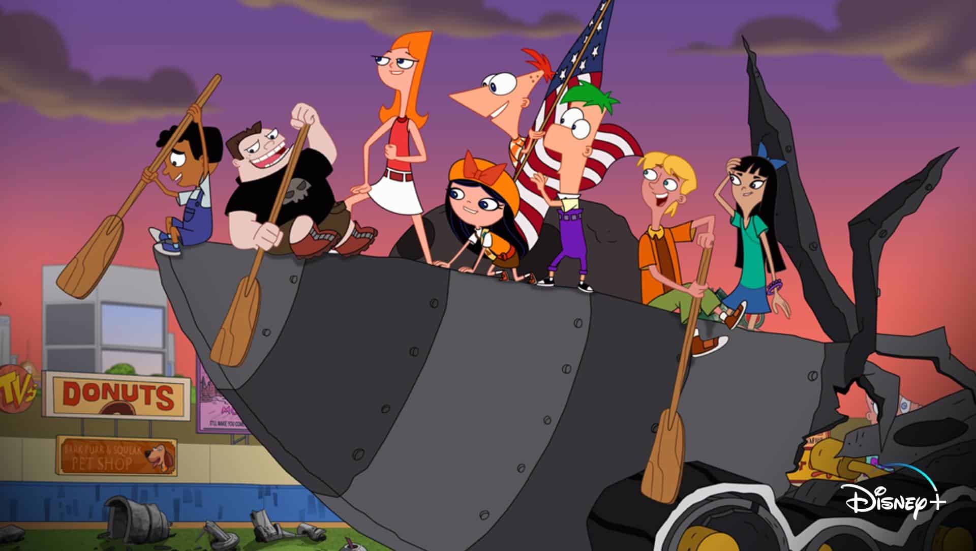Phineas-and-Ferb, Disney+ agosto 2020